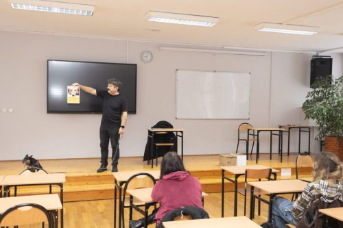 Spotkanie z przedstawicielem Fundacji "Zwierzęta Niczyje"