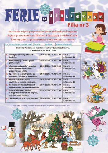 ferie biblioteka 3 2020