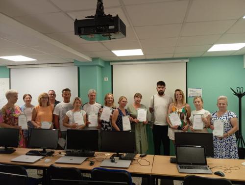 Nauczyciele na kursie w Walencji