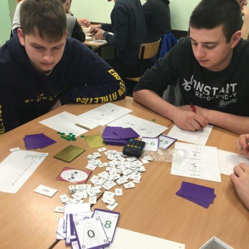 Gra planszowa na lekcji matematyki