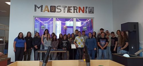 Klasa 1 TG na warsztatach w Centrum Nauki SOWA